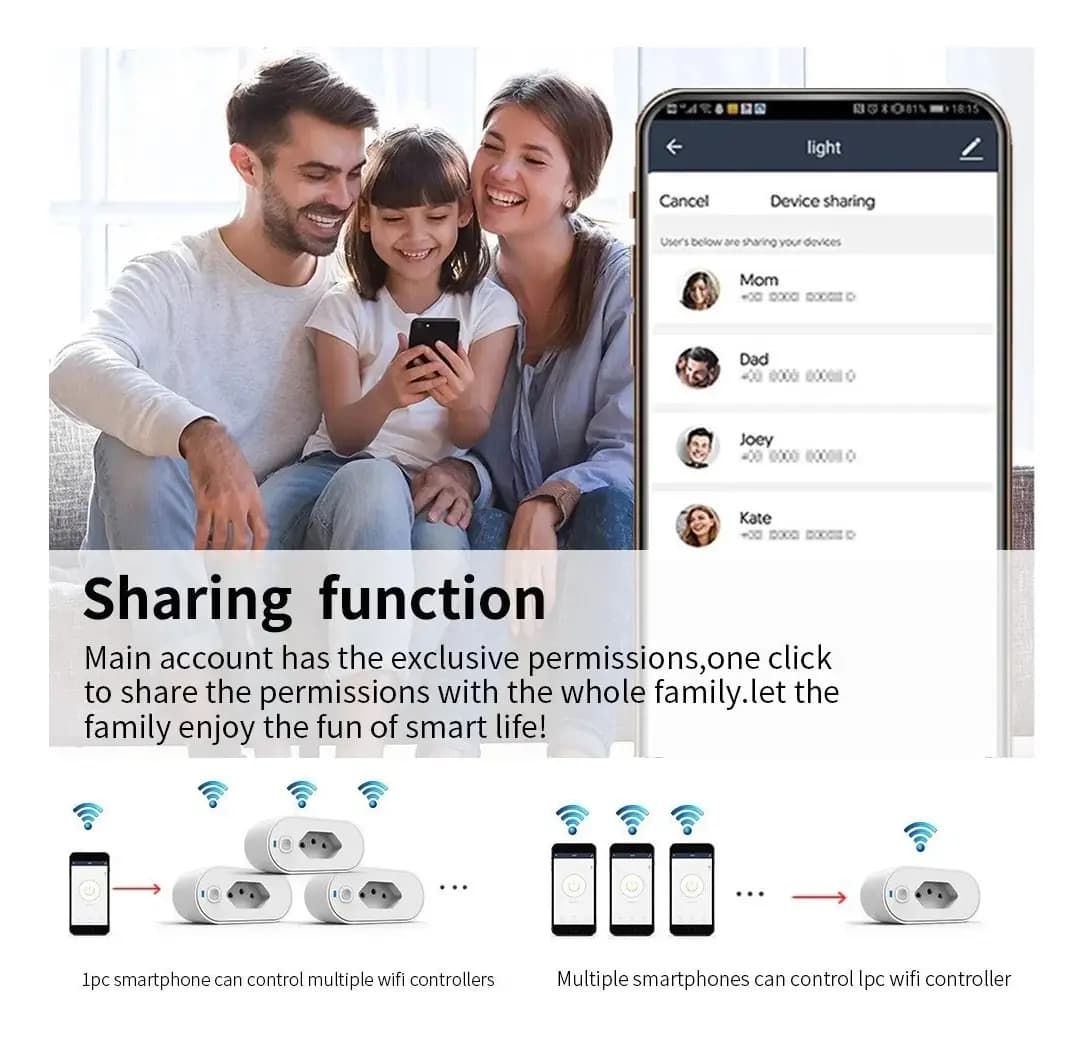 Tomada Inteligente Wi-fi Plug Bivolt Smart Life — imagem 2