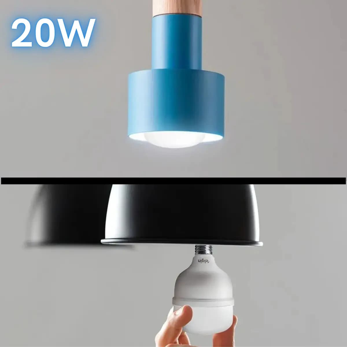Kit 4 Lâmpadas Super Bulbo Led 20w 6500k (branca Fria) Com 1600 Lúmens Bivolt E27 - Elgin — imagem 5