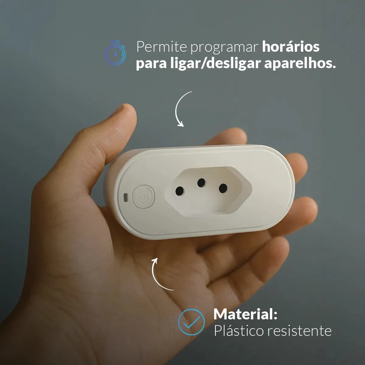 Tomada Inteligente Wi-fi 2.4 GHz 10A 110v/220v Bivolt Branco Cod: 290600076 Neo Avant — imagem 5