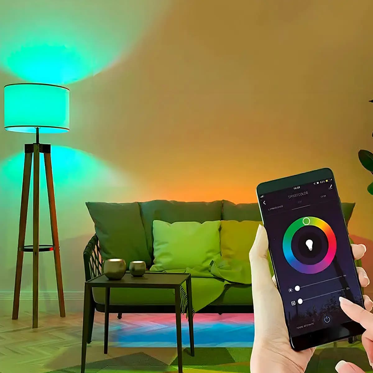 2 Lâmpada Inteligente Bulbo Rgb A60 10w Smart Color Elgin — imagem 5