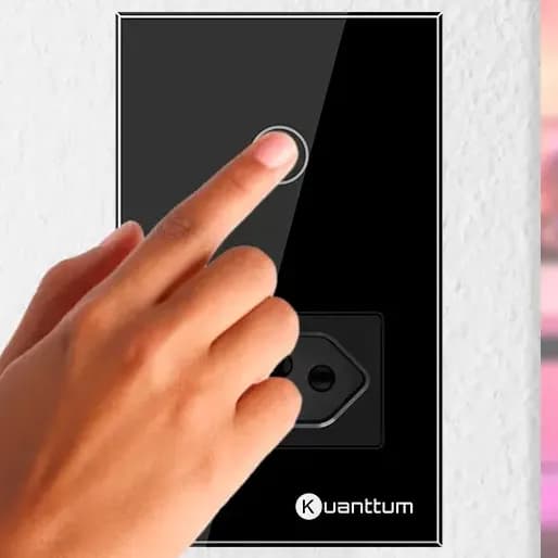 Interruptor Touch Inteligente + Tomada Wifi Kuanttum Tk1011 — imagem 2