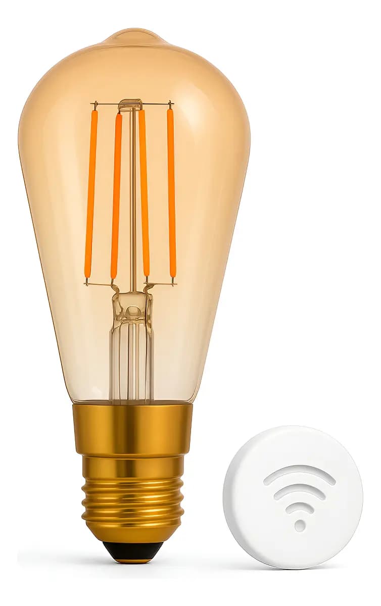 Lâmpada Inteligente De Filamentos Gaya Smart Dimerizável Cor Da Luz Amarela Voltagem