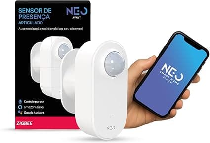 Sensor Inteligente de Presen&ccedil;a Articulado 360 ou Portas e Janelas Zigbee ou Wi-Fi 2.4 GHz Branco Avant Neo (Presen&ccedil;a Articulado 360&ordm;, Zigbee) | Amazon.com.br — imagem 6