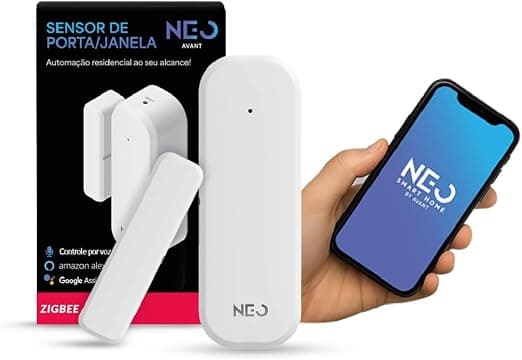 Sensor Inteligente de Presen&ccedil;a Articulado 360 ou Portas e Janelas Zigbee ou Wi-Fi 2.4 GHz Branco Avant Neo (Sensor Porta e Janela, Zigbee) | Amazon.com.br — imagem 3