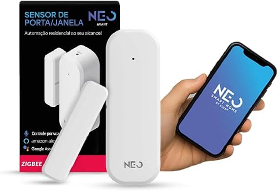 Sensor Inteligente de Presen&ccedil;a Articulado 360 ou Portas e Janelas Zigbee ou Wi-Fi 2.4 GHz Branco Avant Neo (Sensor Porta e Janela, Zigbee) | Amazon.com.br — imagem 2
